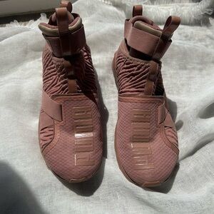 PUMA Pink High-Top Sneakers